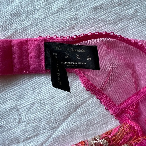 Honey Birdette Meika Pink 3 piece set - Picture 12 of 14